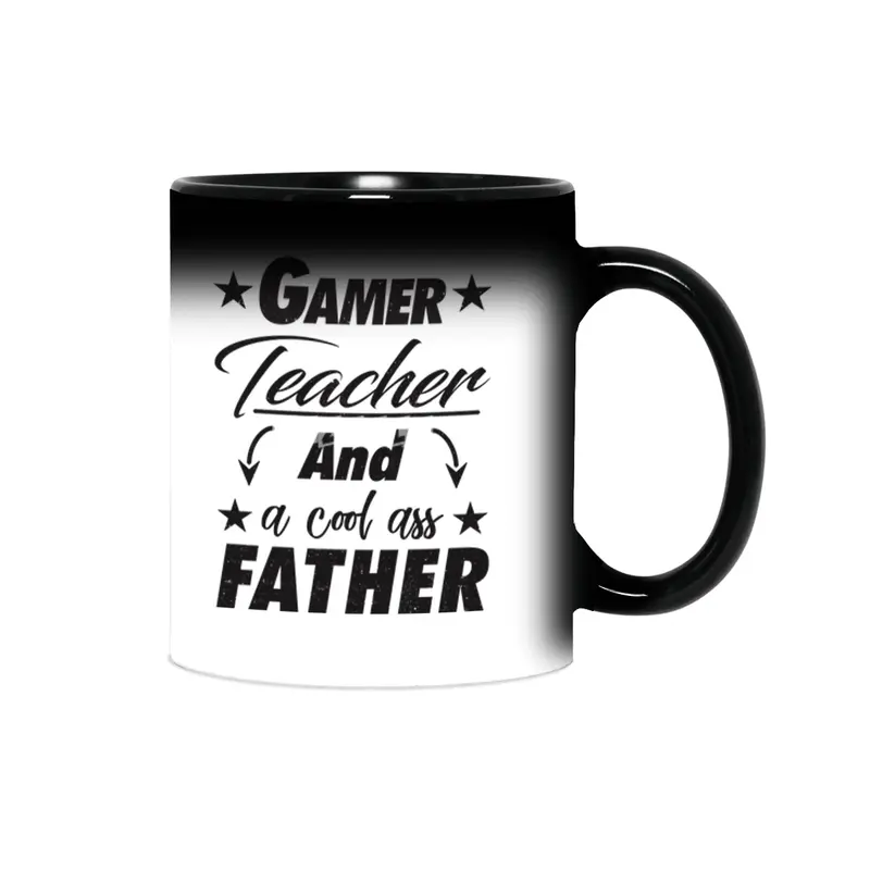 Gamer Teacher Father Sihirli Kupa