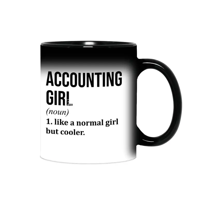Accounting Girl Funny Saying Sihirli Kupa
