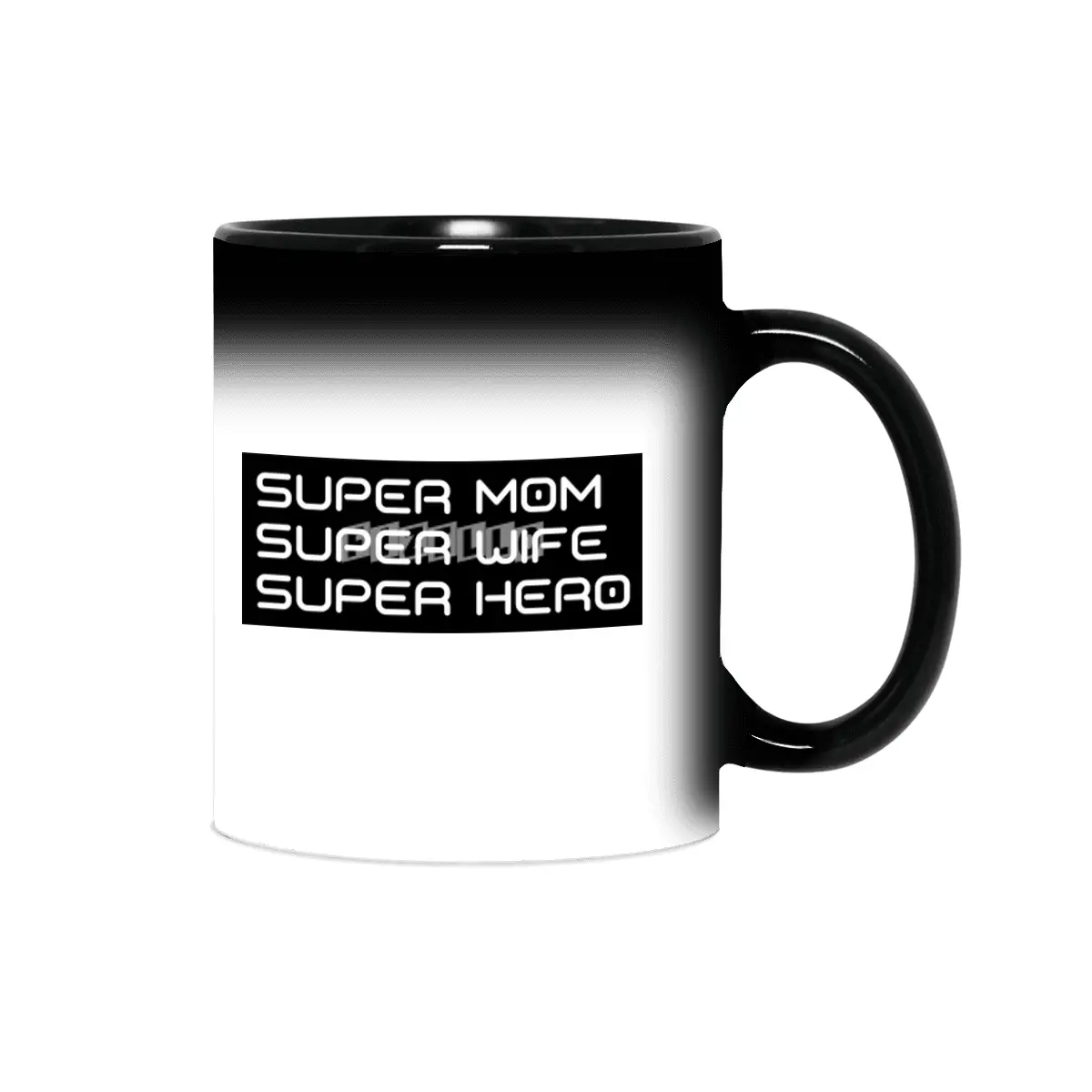 Super Mom, Super Wife, Super Hero. Funny Mom Life Design Sihirli Kupa