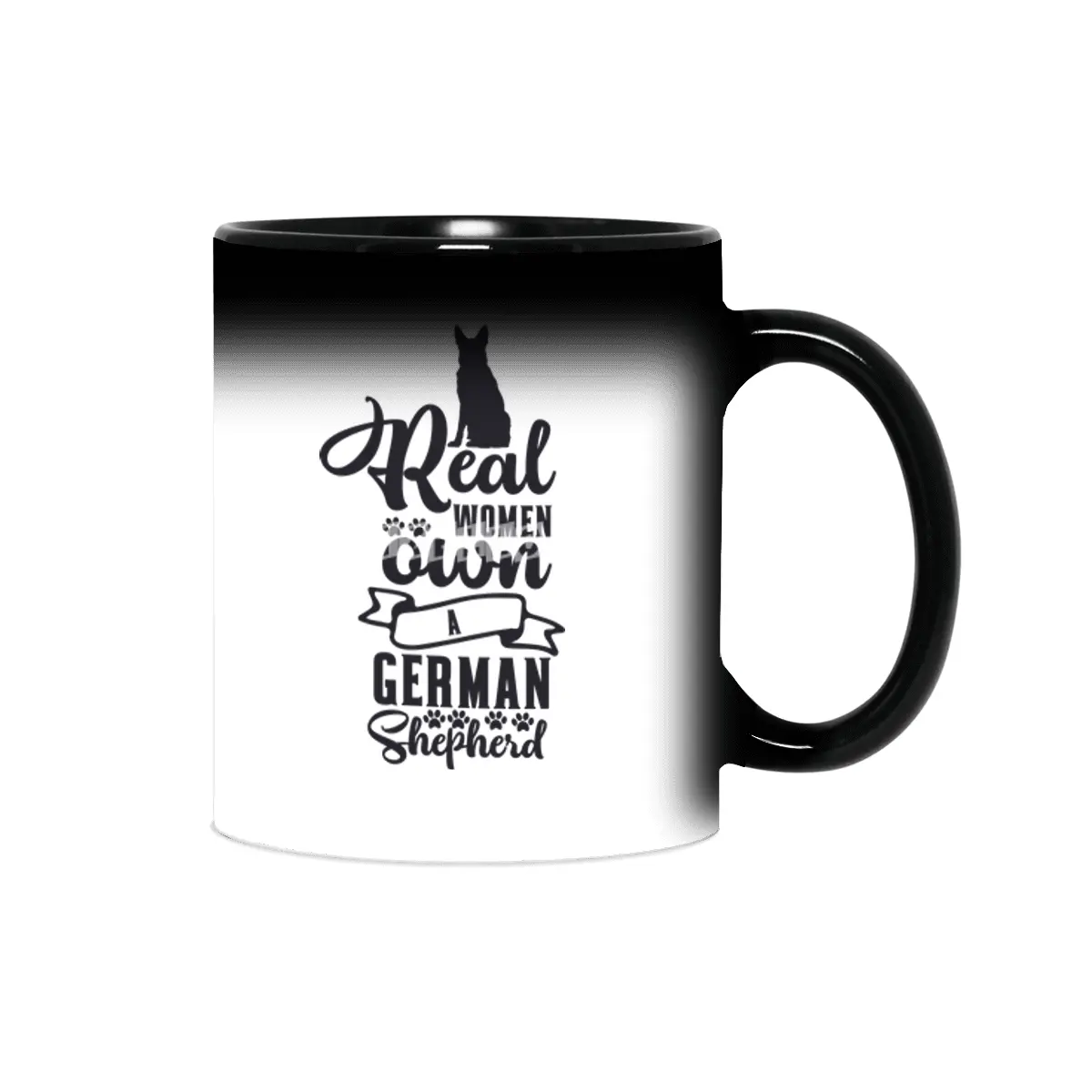 Real Women Own a German Shepherd Sihirli Kupa