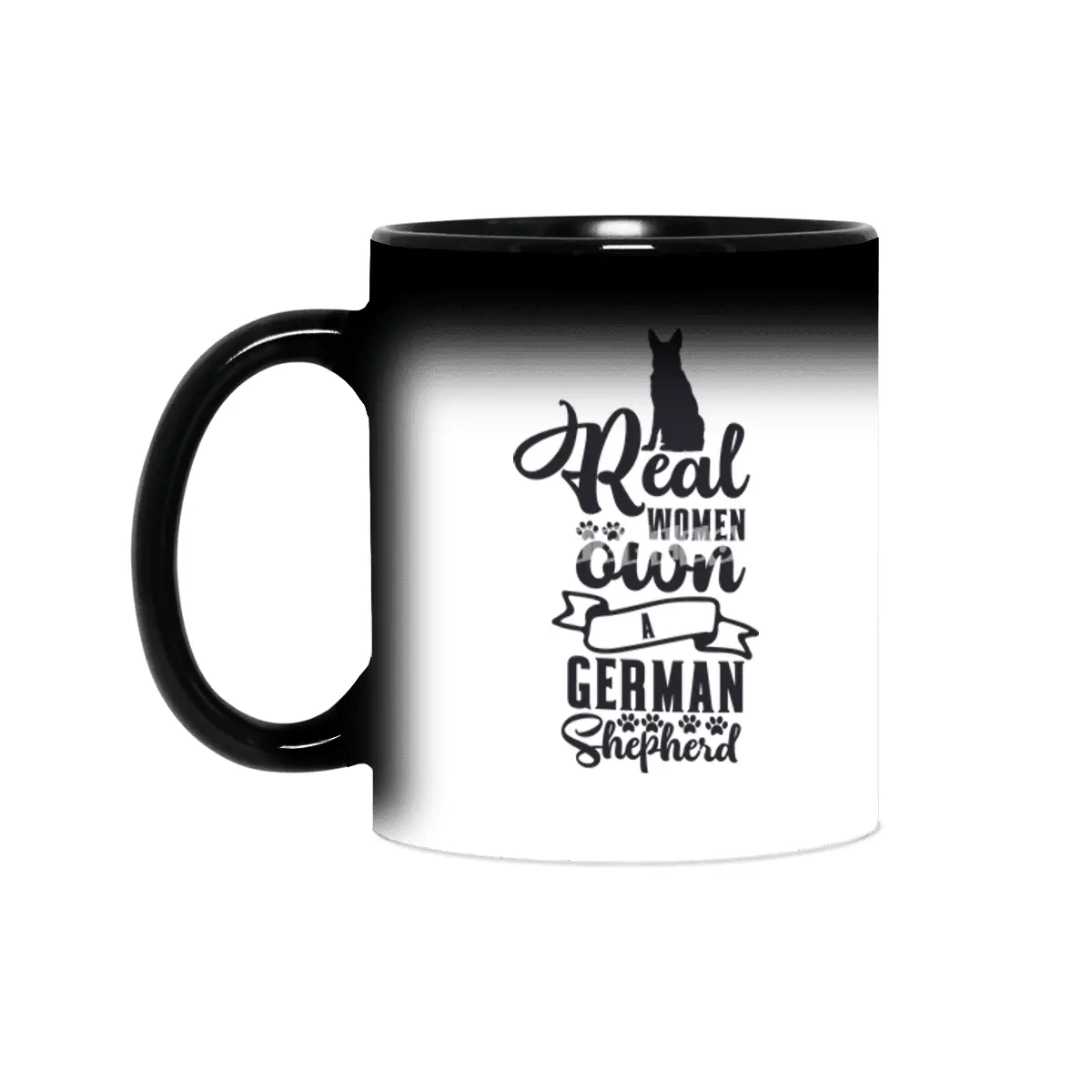 Real Women Own a German Shepherd Sihirli Kupa