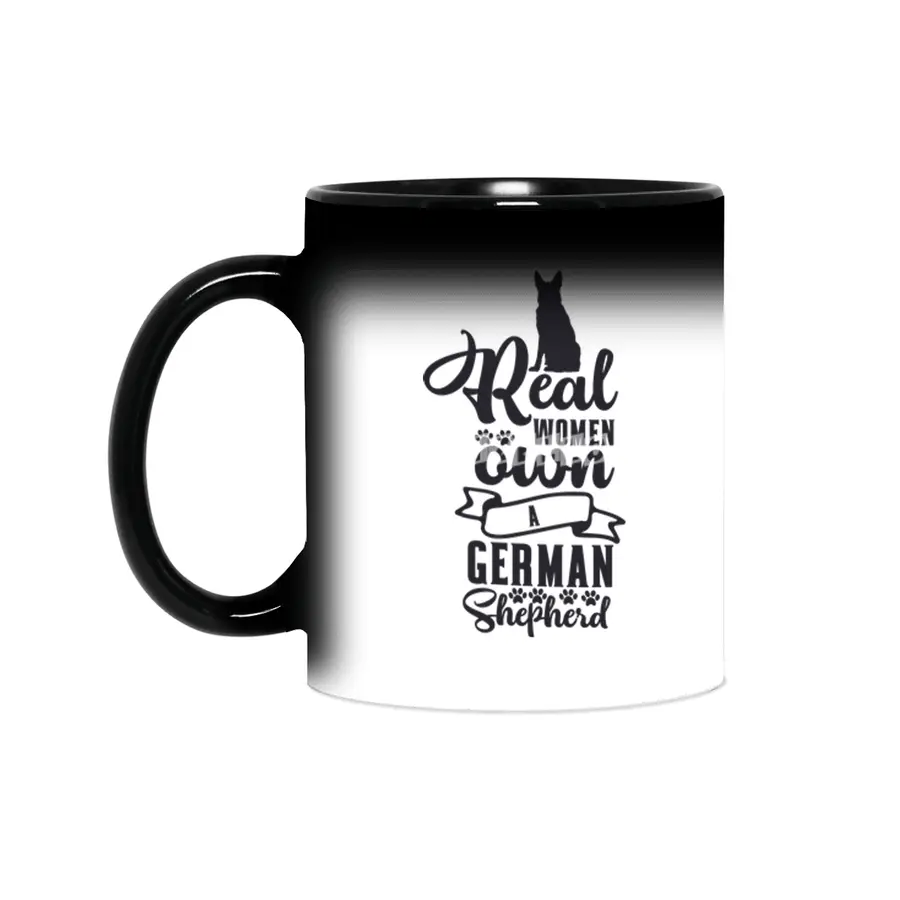 Real Women Own a German Shepherd Sihirli Kupa