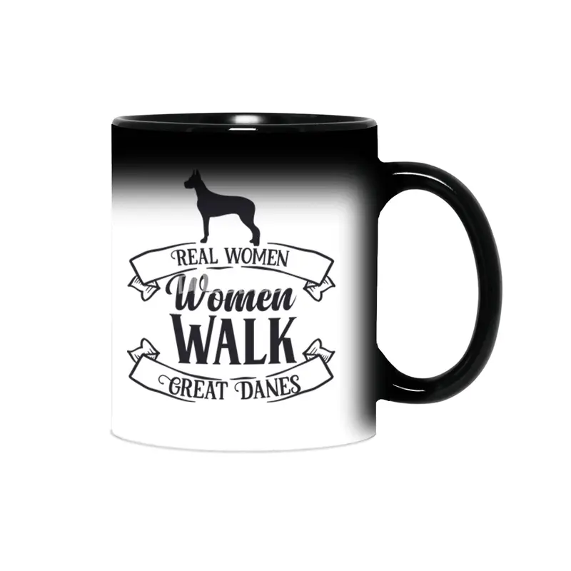 Real Women Walk Great Danes Sihirli Kupa