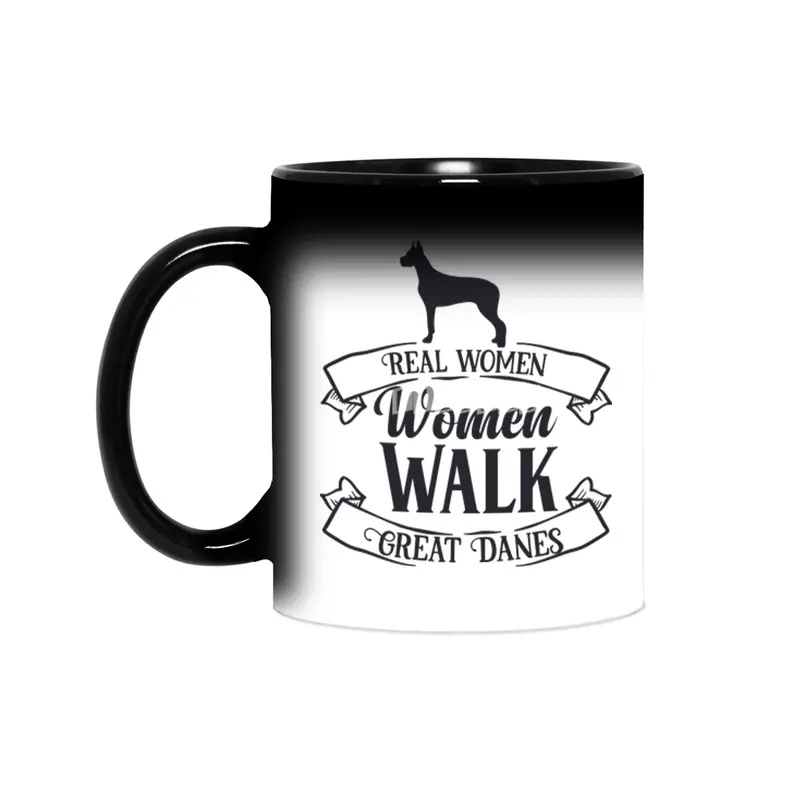 Real Women Walk Great Danes Sihirli Kupa
