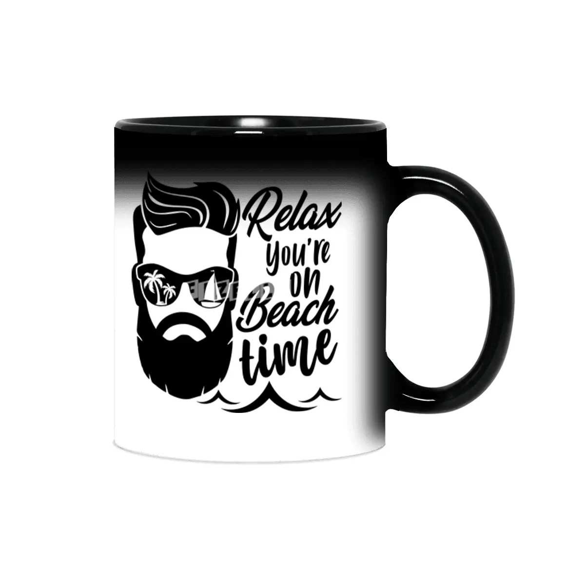 Relax You're on Beach Time Sihirli Kupa