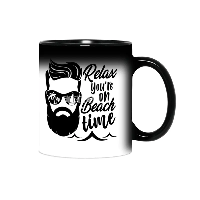 Relax You're on Beach Time Sihirli Kupa
