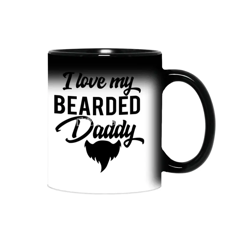 I Love My Bearded Daddy Sihirli Kupa