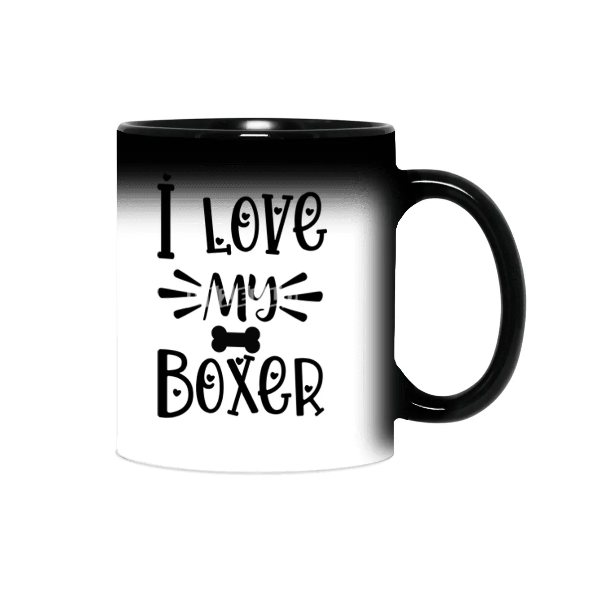 I Love My Boxer Sihirli Kupa