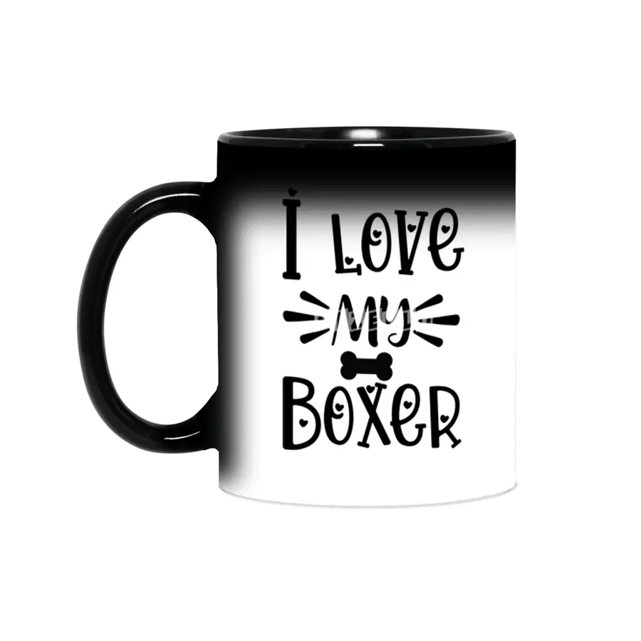 I Love My Boxer Sihirli Kupa