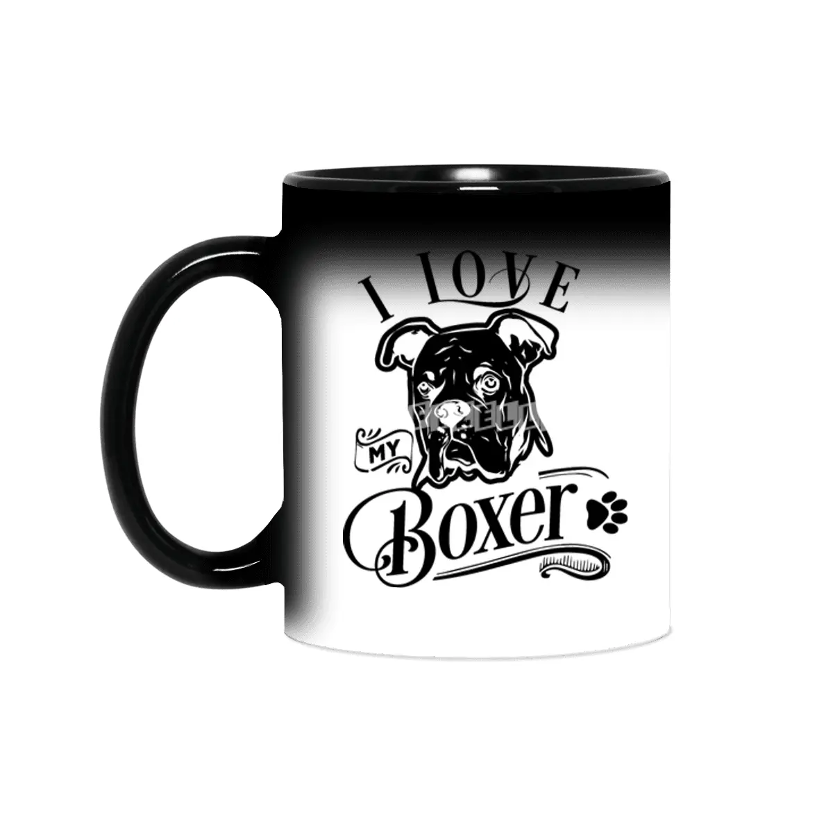 I Love My Boxer Sihirli Kupa