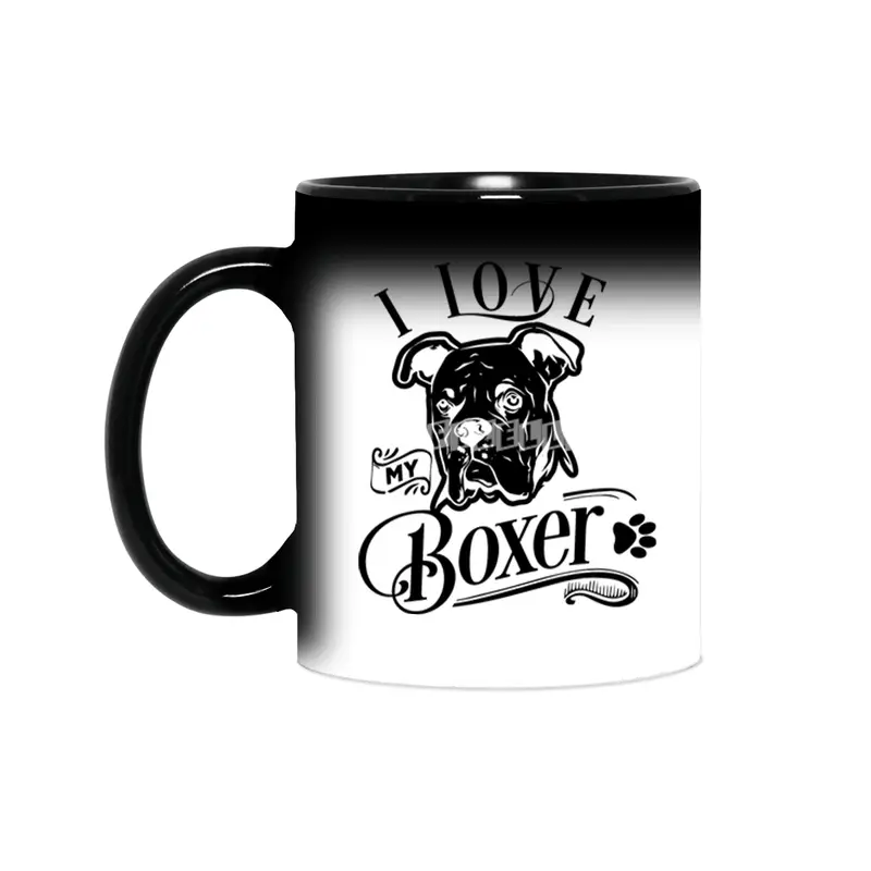 I Love My Boxer Sihirli Kupa
