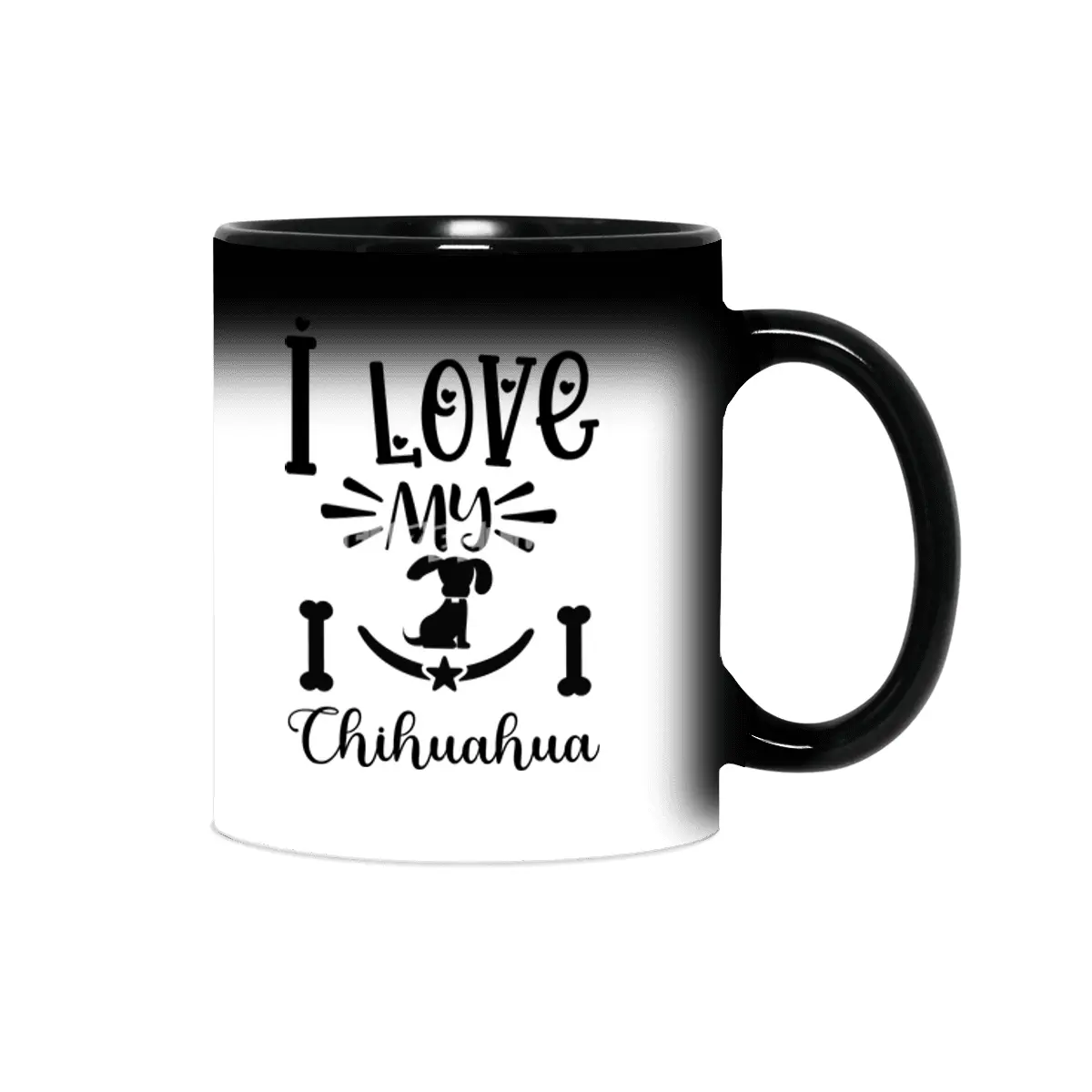 I Love My Chihuahua Sihirli Kupa