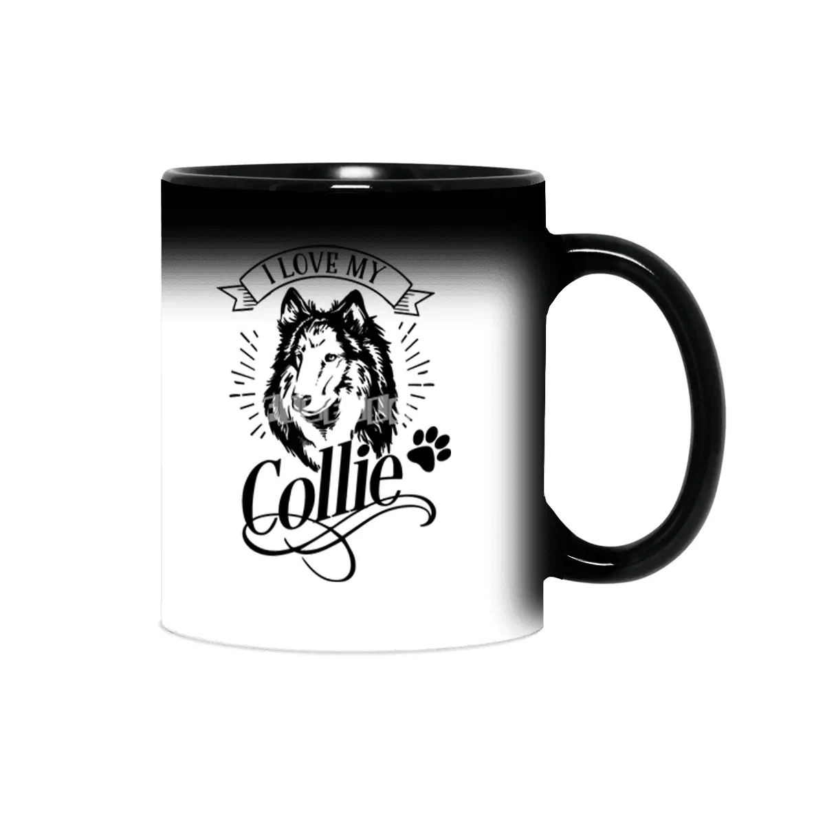 I Love My Collie Sihirli Kupa