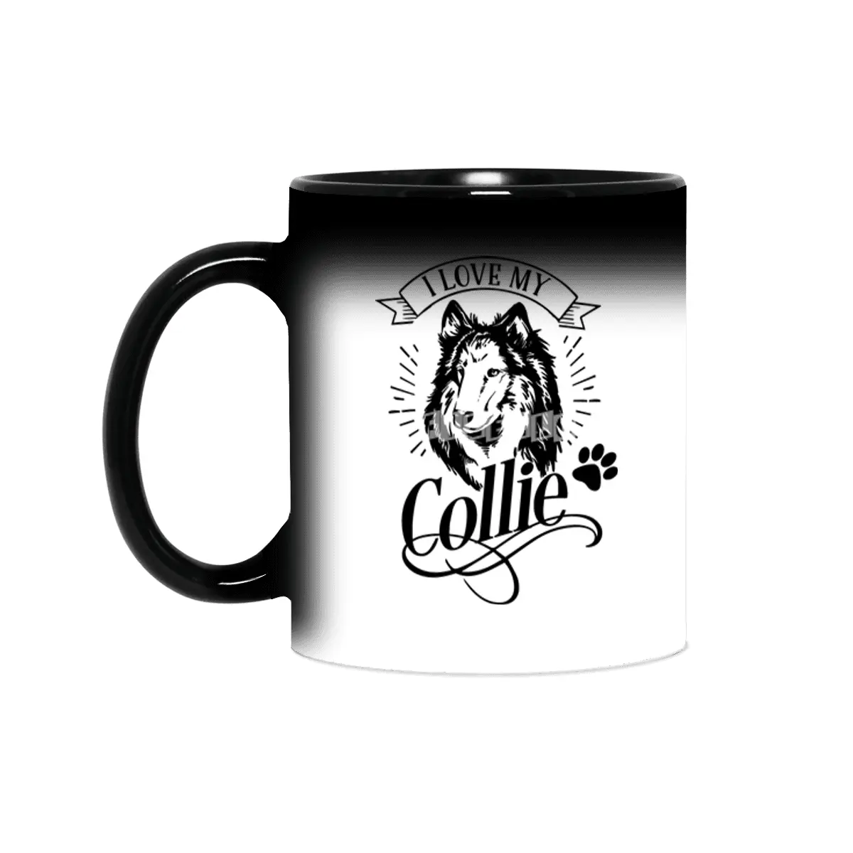 I Love My Collie Sihirli Kupa