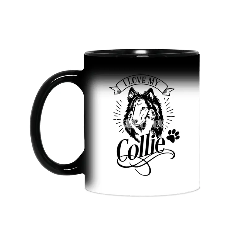 I Love My Collie Sihirli Kupa