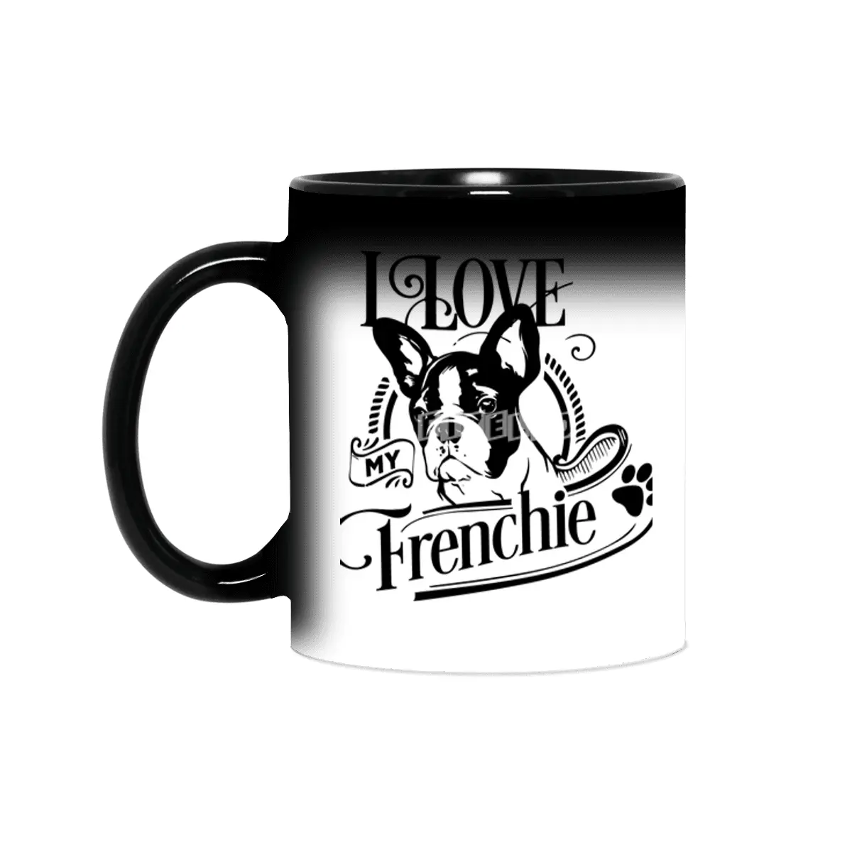 I Love My Frenchie Sihirli Kupa