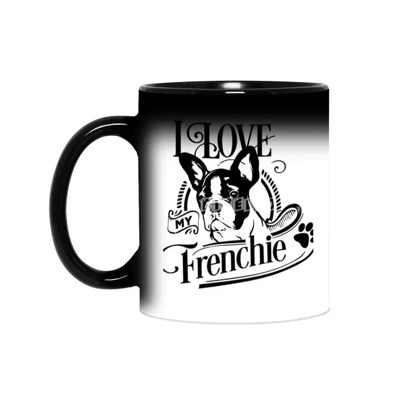 I Love My Frenchie Sihirli Kupa