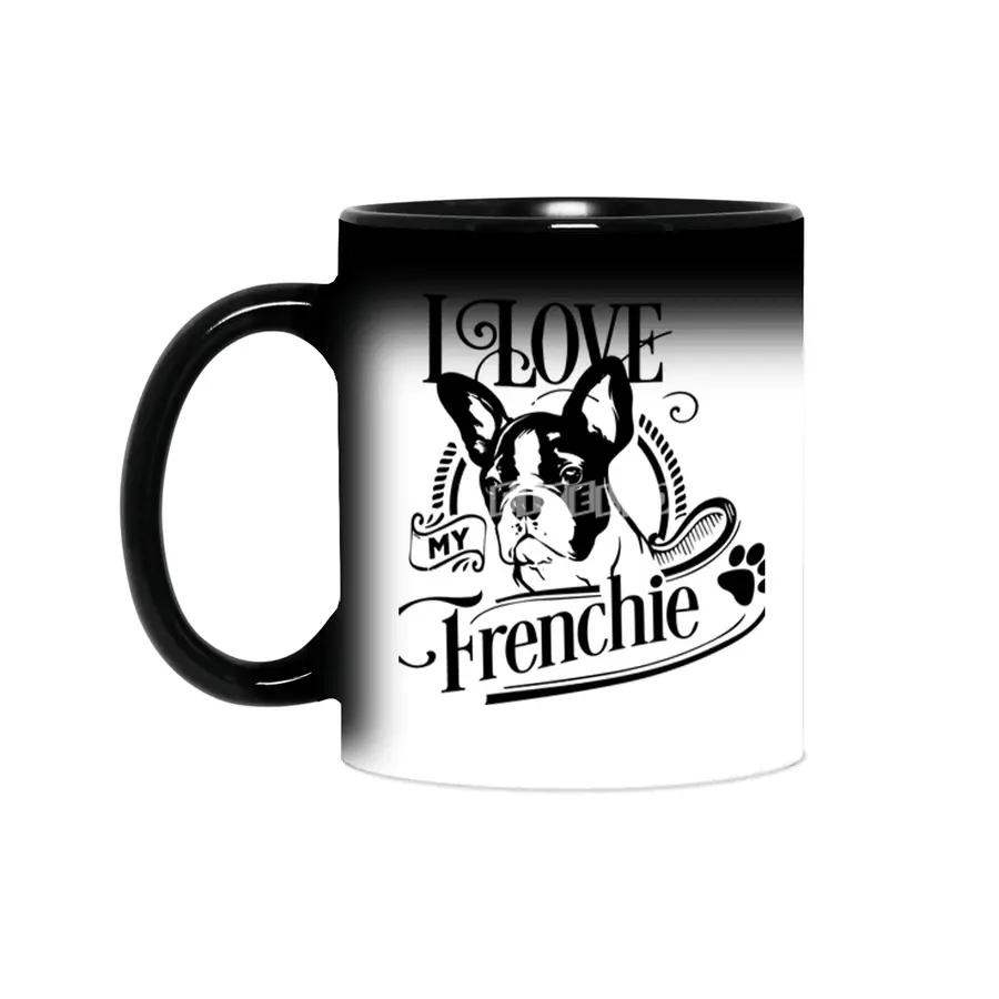 I Love My Frenchie Sihirli Kupa