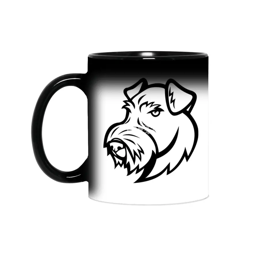 Airedale Terrier Head Sihirli Kupa