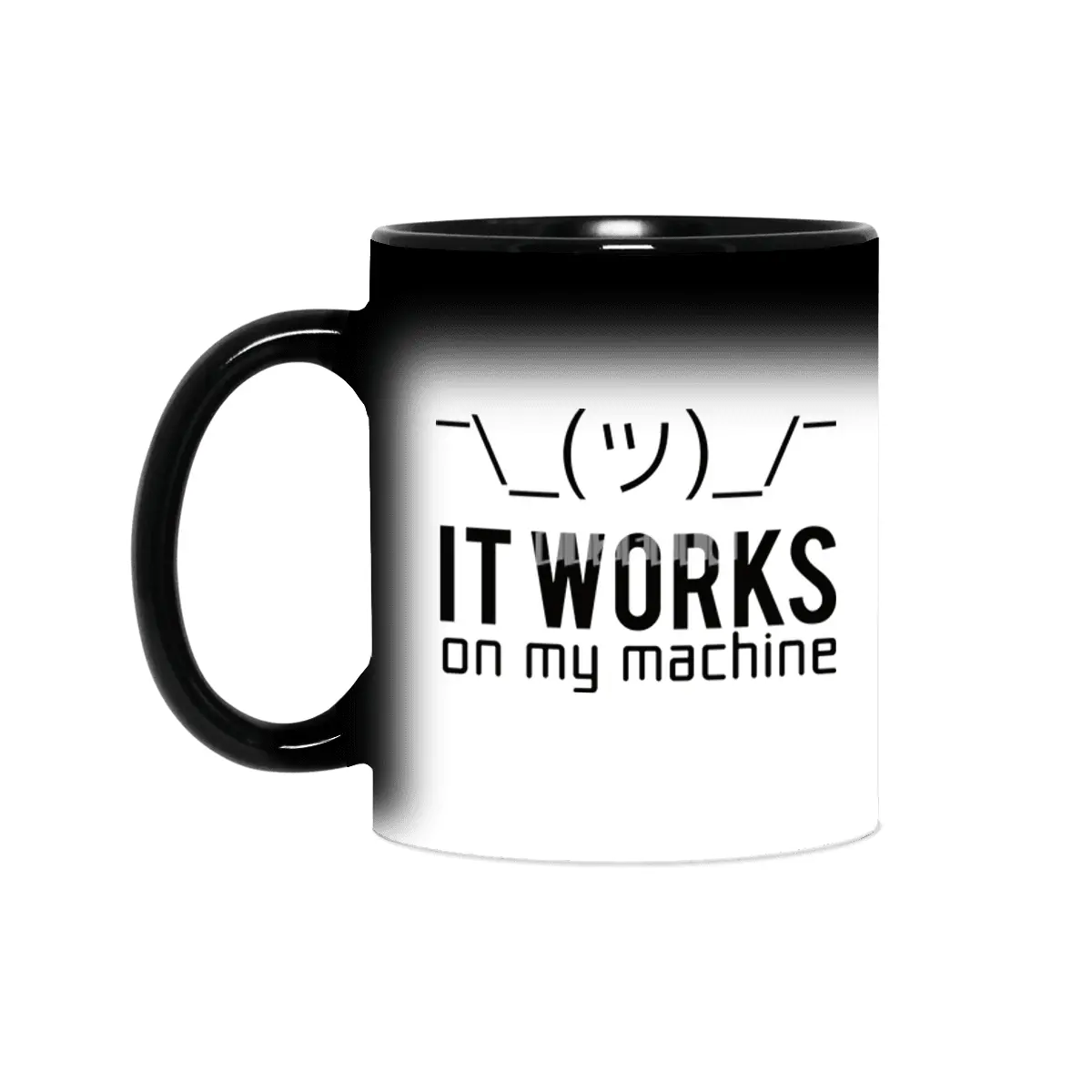 Programmer Working Machine Sihirli Kupa