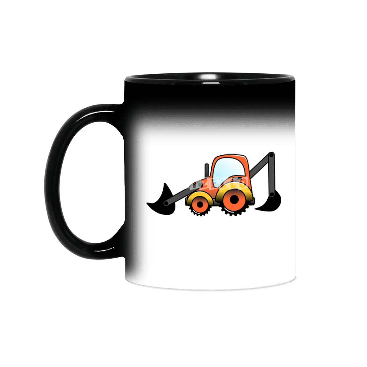Digger Construction Vehicle Sihirli Kupa