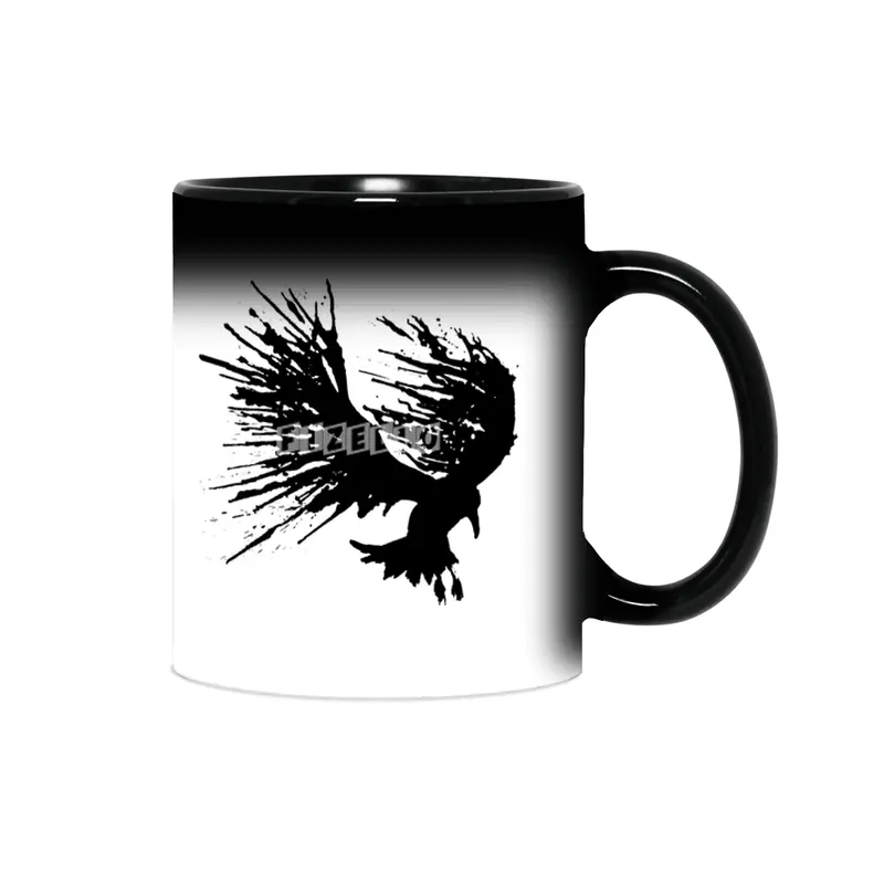 Bird Splatter Black Sihirli Kupa