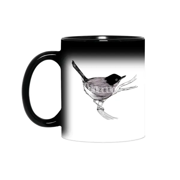 Blackcap Bird Sihirli Kupa