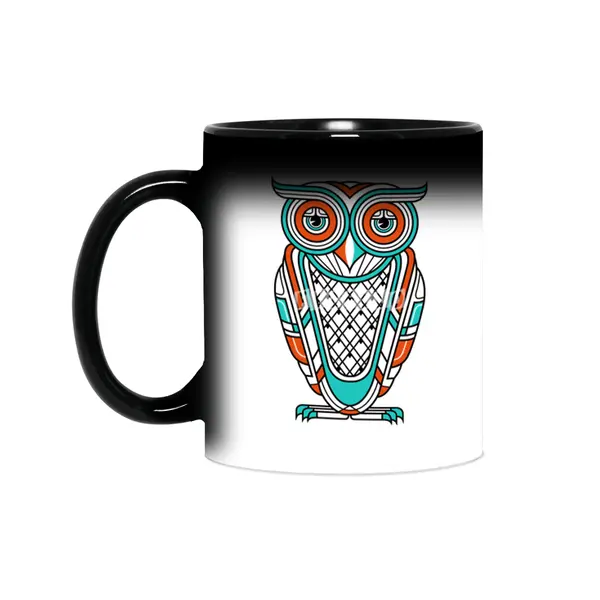 Art Deco Owl Sihirli Kupa