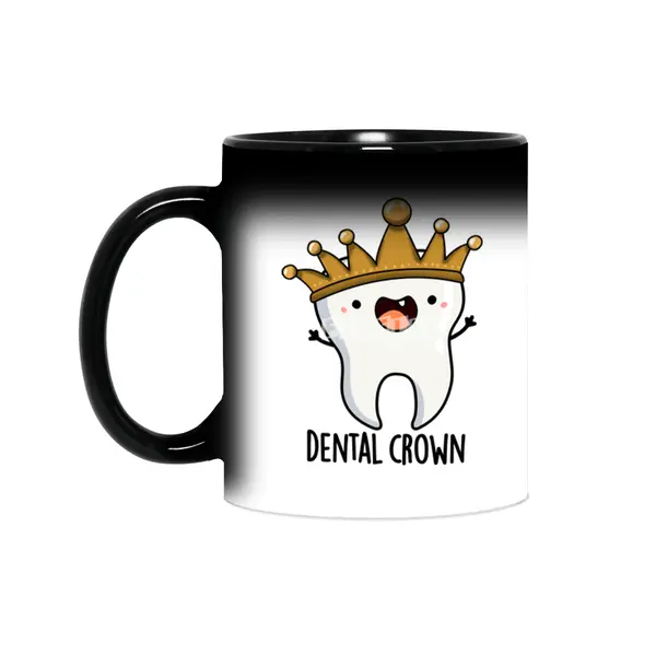 Dental Crown Funny Tooth Pun Sihirli Kupa