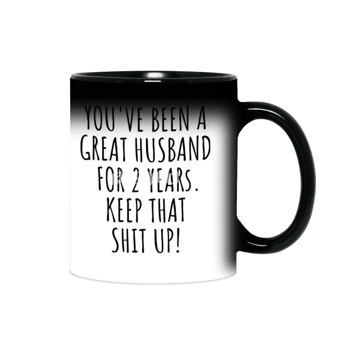 2 Years Anniversary Husband Funny Gift for 2nd Wedding Relationship Couple Marriage Sihirli Kupa