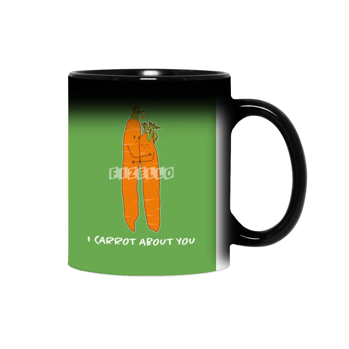 carrot love Couple matching look vegetarian Valentine's Day Easter Sihirli Kupa