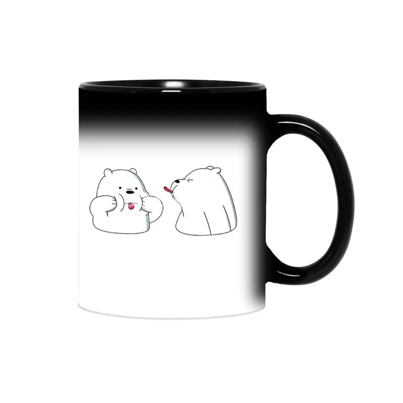 Polar bears,White bears, pair of bears, funny bears,bears, couple bears Sihirli Kupa