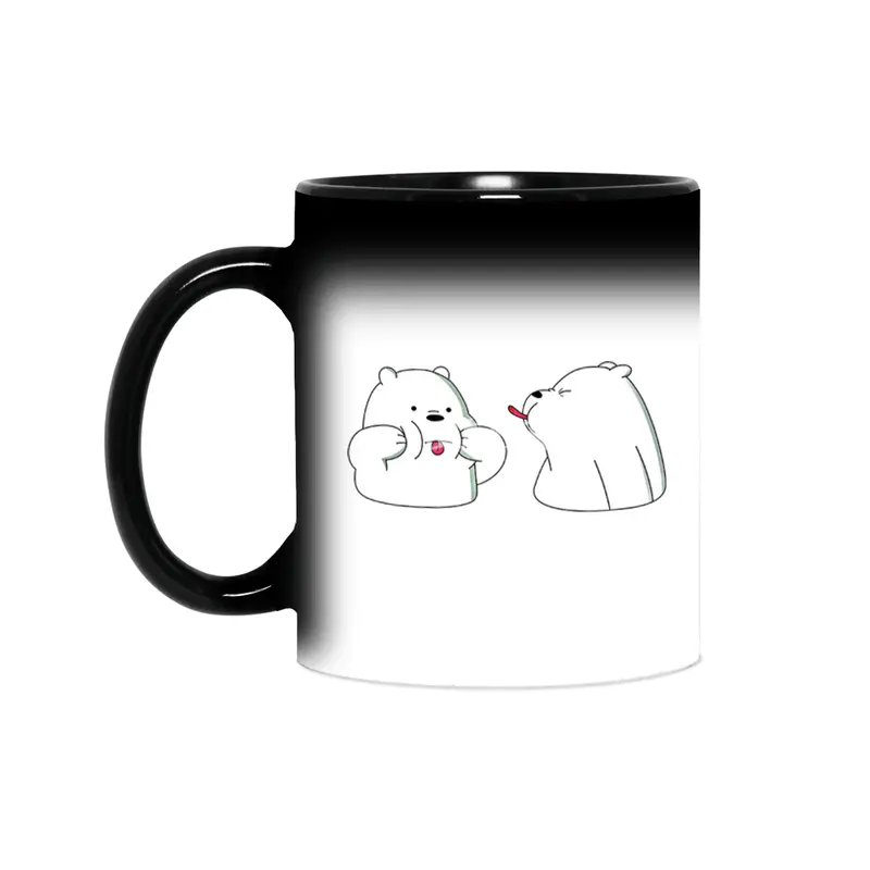 Polar bears,White bears, pair of bears, funny bears,bears, couple bears Sihirli Kupa
