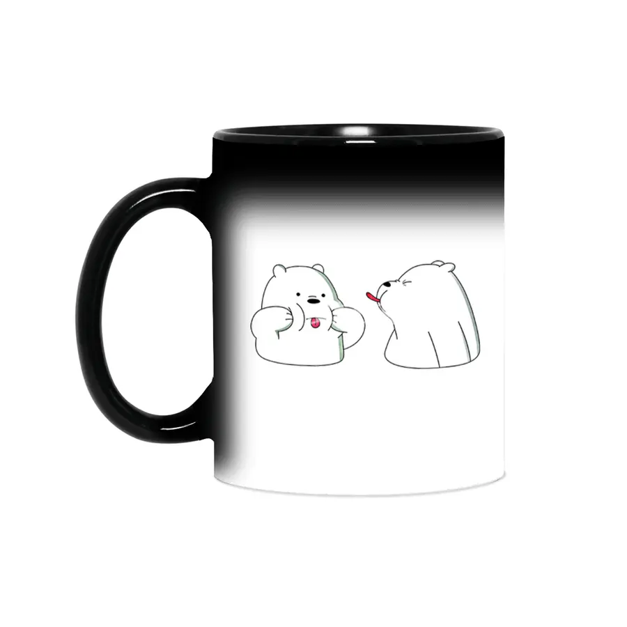 Polar bears,White bears, pair of bears, funny bears,bears, couple bears Sihirli Kupa