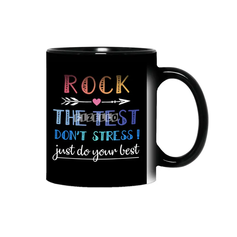 rock the test the best dont stress just do your best rock Sihirli Kupa