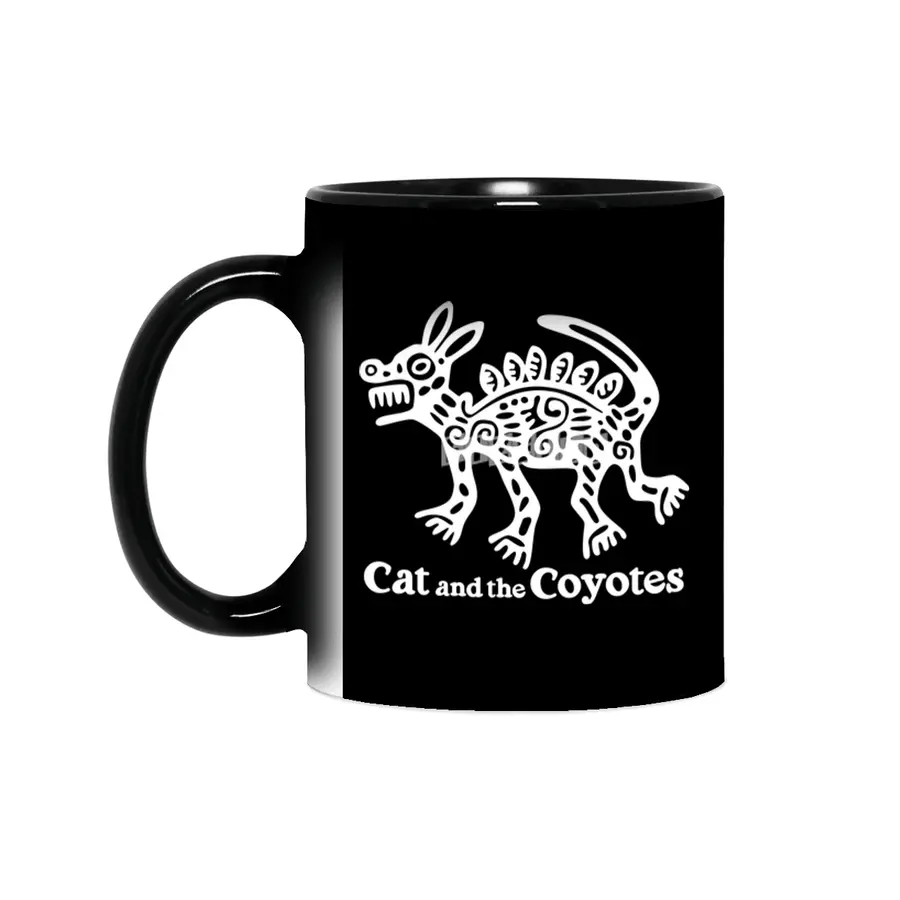 Azteca Dog Black and White Sihirli Kupa