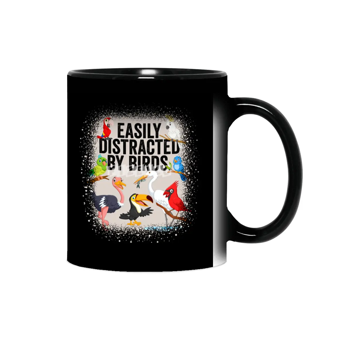 Easily Distracted By Birds Bird Watcher Bird Lover Sihirli Kupa
