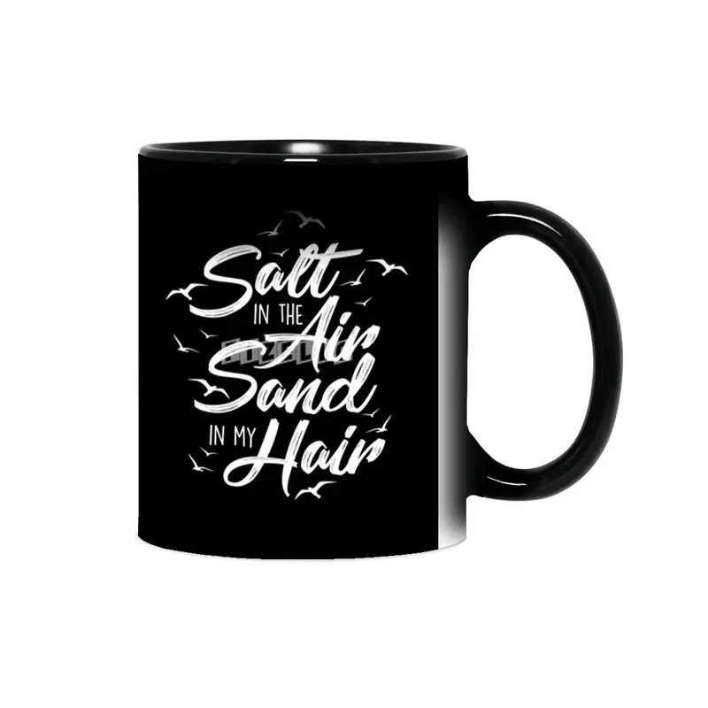 Salt in the Air with Birds - white Sihirli Kupa