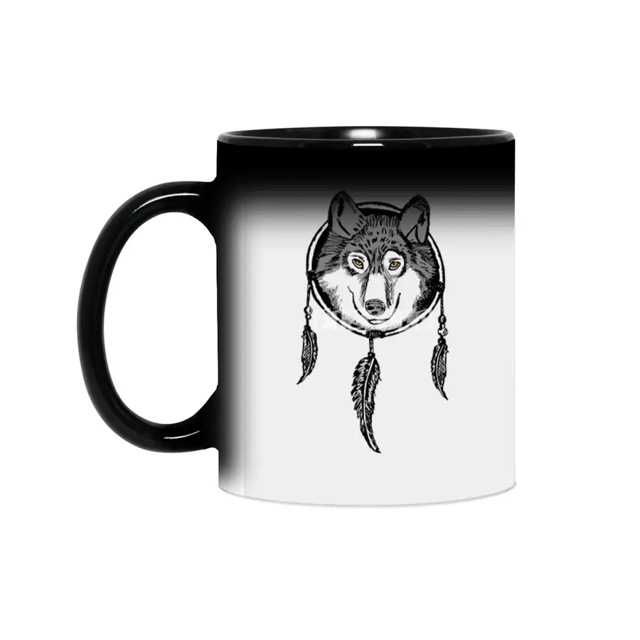 SouthWestern DreamCatcher Wolf Sihirli Kupa