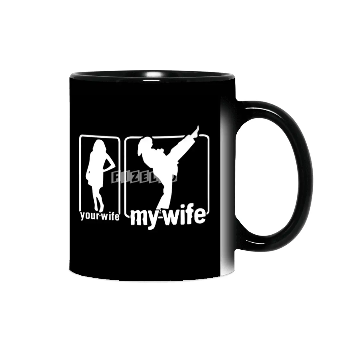 your wife vs my wife t-shirt Sihirli Kupa