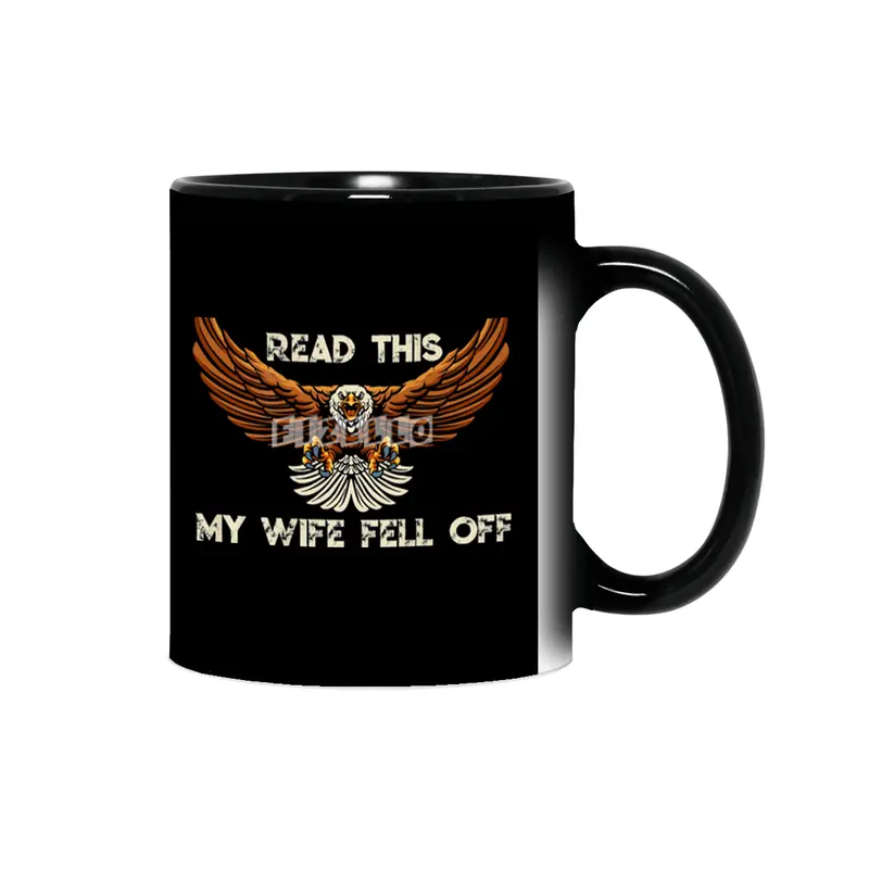 Biker My Wife Fell Off Sihirli Kupa