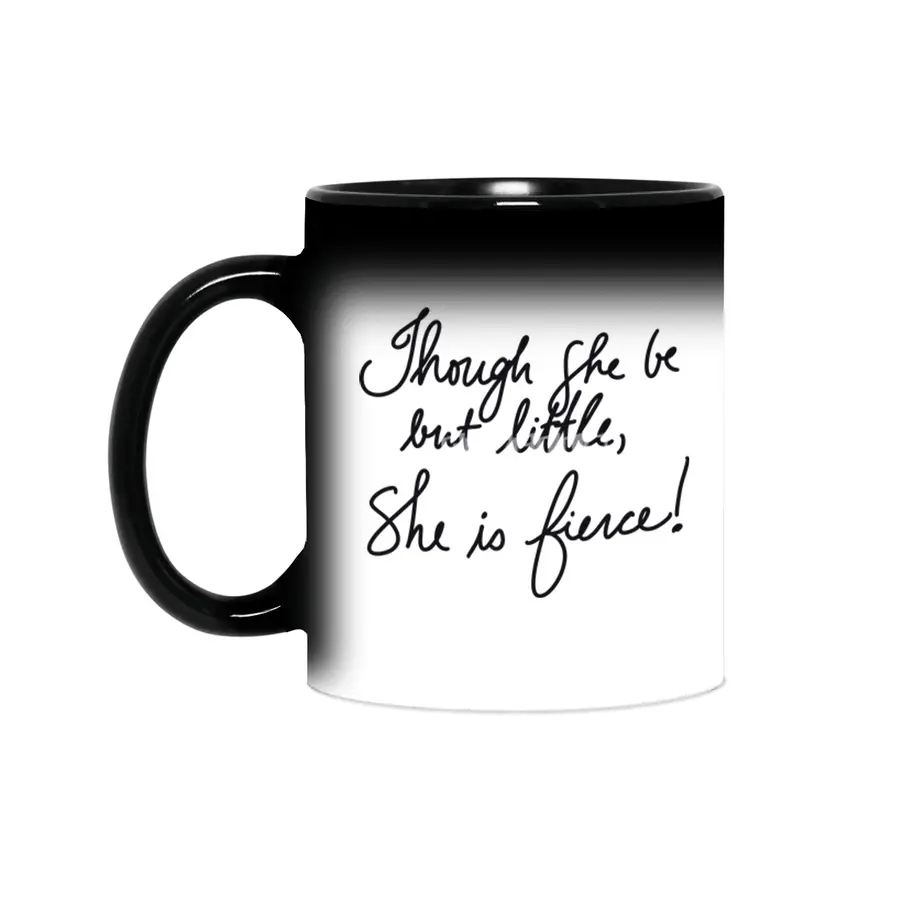 Shakespeare Midsummer quote - Though she be but little Sihirli Kupa