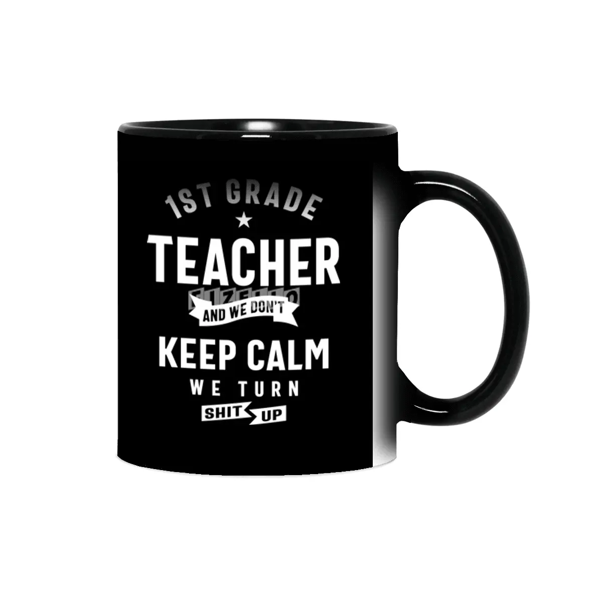1st Grade Teacher Gift Funny Job Title Profession Birthday Idea Sihirli Kupa