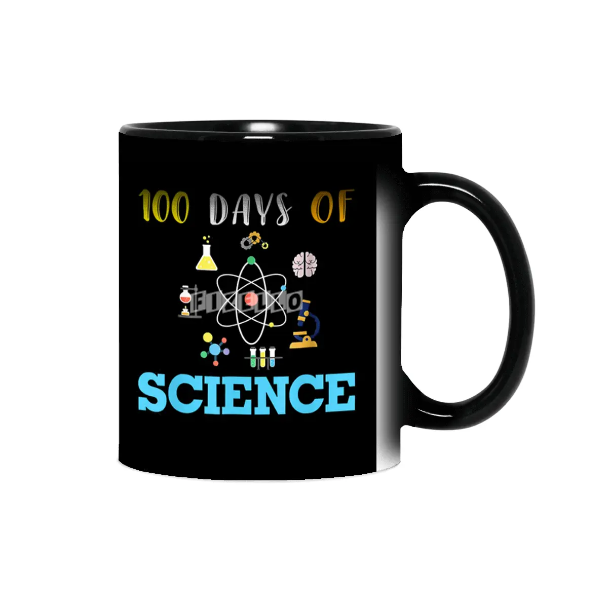 100 Days of Science Teacher Outfit Cool 100th Day of School Sihirli Kupa