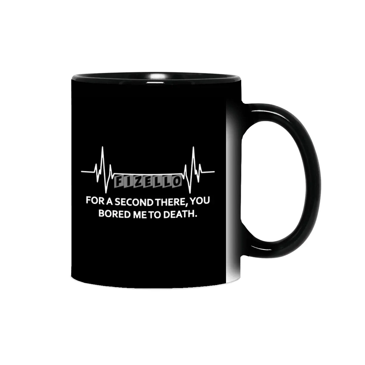 For A 2nd You Bored Me To Death Funny Nurse Doctor EKG Holiday Sihirli Kupa