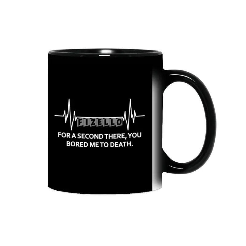 For A 2nd You Bored Me To Death Funny Nurse Doctor EKG Holiday Sihirli Kupa