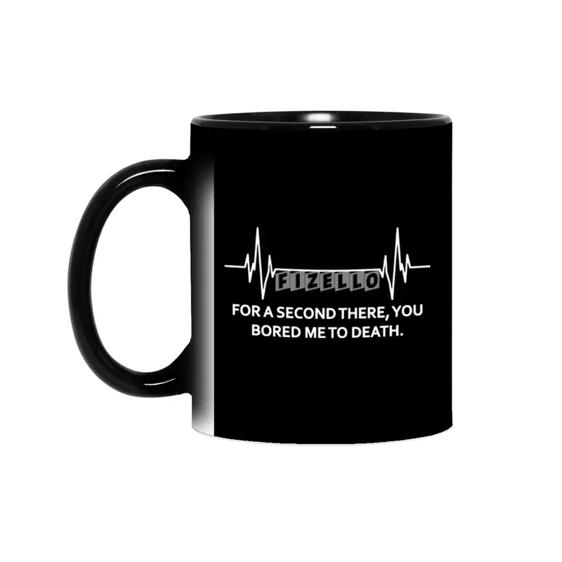 For A 2nd You Bored Me To Death Funny Nurse Doctor EKG Holiday Sihirli Kupa