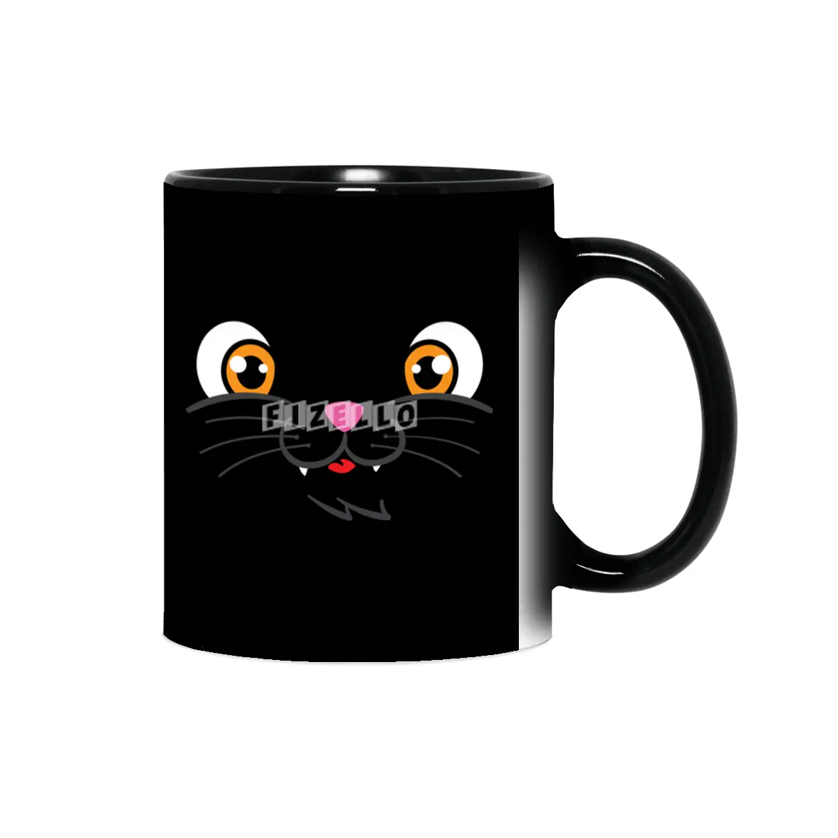 Cat Nose Mask Cute Black Cat Animal Pet Face Mask Sihirli Kupa
