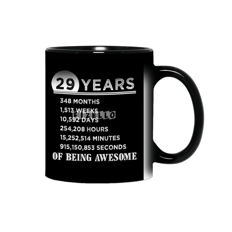29th Birthday Gifts 29 Years Old of Being Awesome Sihirli Kupa