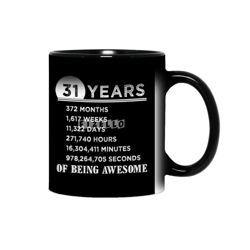 31st Birthday Gifts 31 Years Old of Being Awesome Sihirli Kupa
